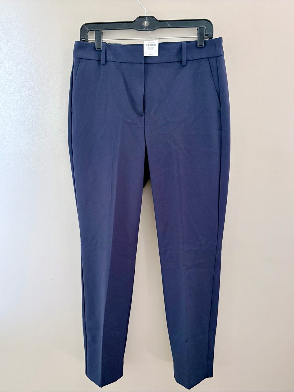 J.Crew Navy Blue Ruby Crop Pants Size 8 NWT